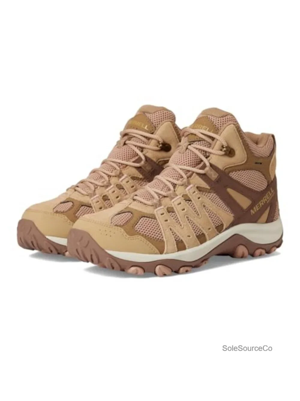 Women's Waterproof Suede Leather Hiking Boots Ankle Mid Lace Up
